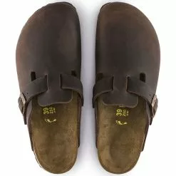 Birkenstock Sabot Boston Habana Cuir Gras 860133 Narrow Fit Marron -Birkenstock Boutique élégante 9382702 6