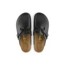 Birkenstock Sabot Boston Cuir Lisse 060193 Narrow Fit Noir -Birkenstock Boutique élégante D077901 6