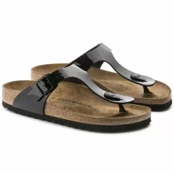 Birkenstock Tong Gizeh Birkoflor 043661 Regular Fit Vernis -Birkenstock Boutique élégante D078101 3