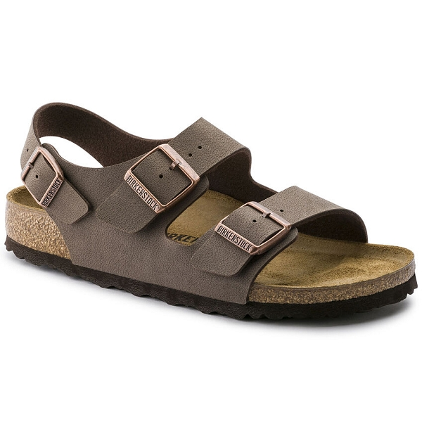 Birkenstock Nu Pieds Et Sandales Milano Birko Flor 634503 Narrow Fit Marron 3 Birkenstock Nu Pieds Et Sandales Milano Birko Flor 634503 Narrow Fit Marron