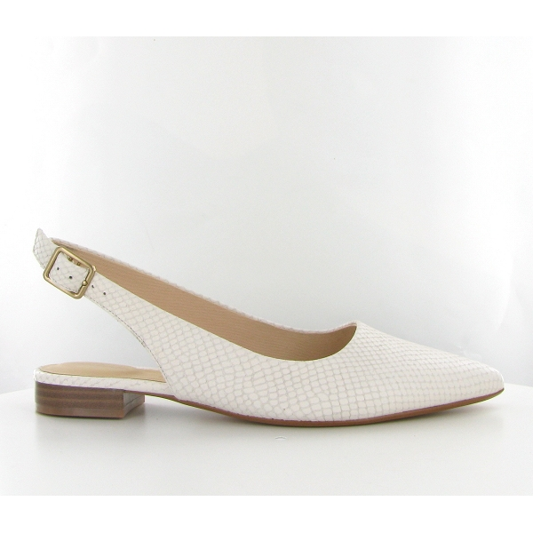 Clarks Escarpins Laina 15 Sling Blanc 3 Clarks Escarpins Laina 15 Sling Blanc