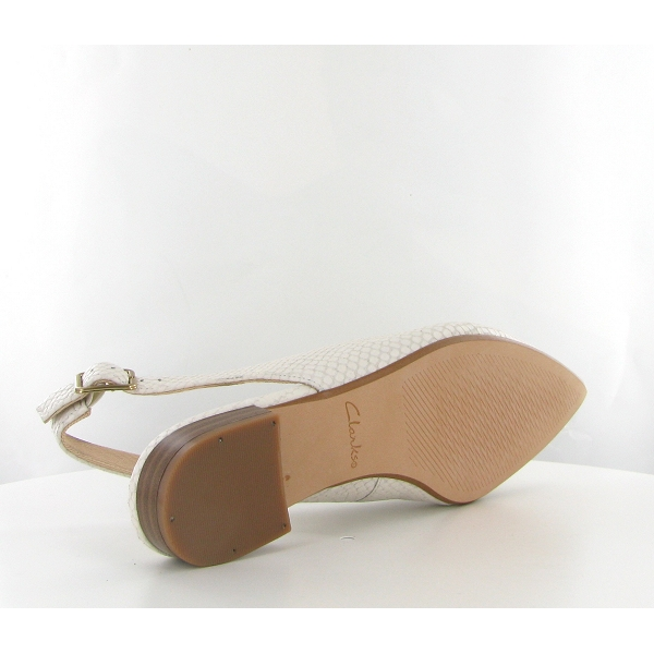 Clarks Escarpins Laina 15 Sling Blanc 6 Clarks Escarpins Laina 15 Sling Blanc – Image 4
