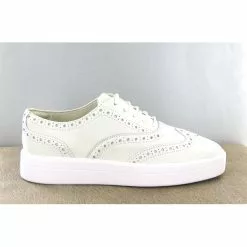 Clarks Lacets Hero Brogue Blanc