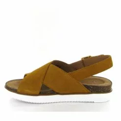 Clarks Nu Pieds Et Sandales Elayne Cross Ocre -Birkenstock Boutique élégante E149501 3