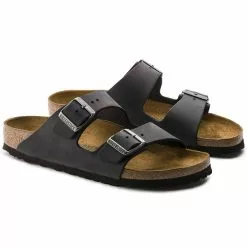 Birkenstock Mules Arizona 552113 Nu Oiled Black Noir -Birkenstock Boutique élégante E189001 3