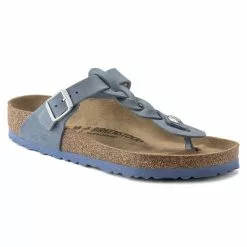 Birkenstock Nu Pieds Et Sandales Gizeh Braided Fl 1021361 Bleu