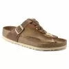 Birkenstock Nu Pieds Et Sandales Gizeh Braided Fl 1021336 Marron -Birkenstock Boutique élégante E189701 1