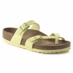 Birkenstock Nu Pieds Et Sandales Mayari Bfbc Vegan 1021158 Jaune