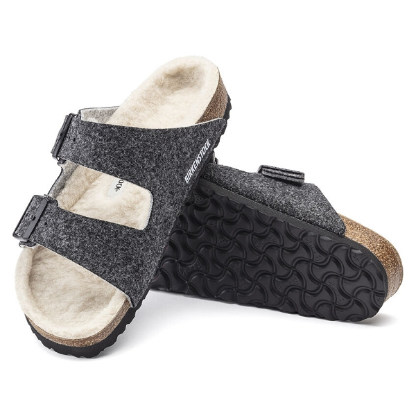 Birkenstock Mules Arizona Feutre De Laine 1019488 Gris 6 Birkenstock Mules Arizona Feutre De Laine 1019488 Gris – Image 4