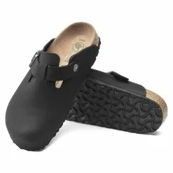 Birkenstock Mules Boston Bfbc Earthy Vegan Black 1020497 Noir -Birkenstock Boutique élégante E232301 4