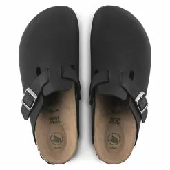 Birkenstock Mules Boston Bfbc Earthy Vegan Black 1020497 Noir -Birkenstock Boutique élégante E232301 5