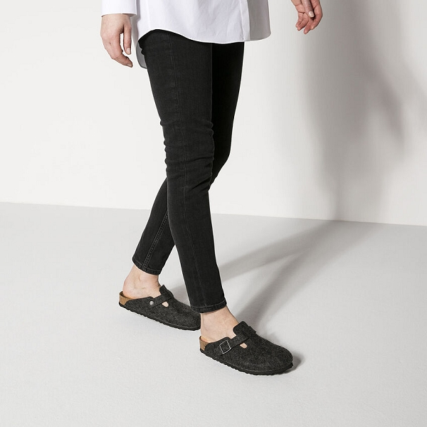 Birkenstock Mules Boston Bs 160373 Gris 4 Birkenstock Mules Boston Bs 160373 Gris – Image 2
